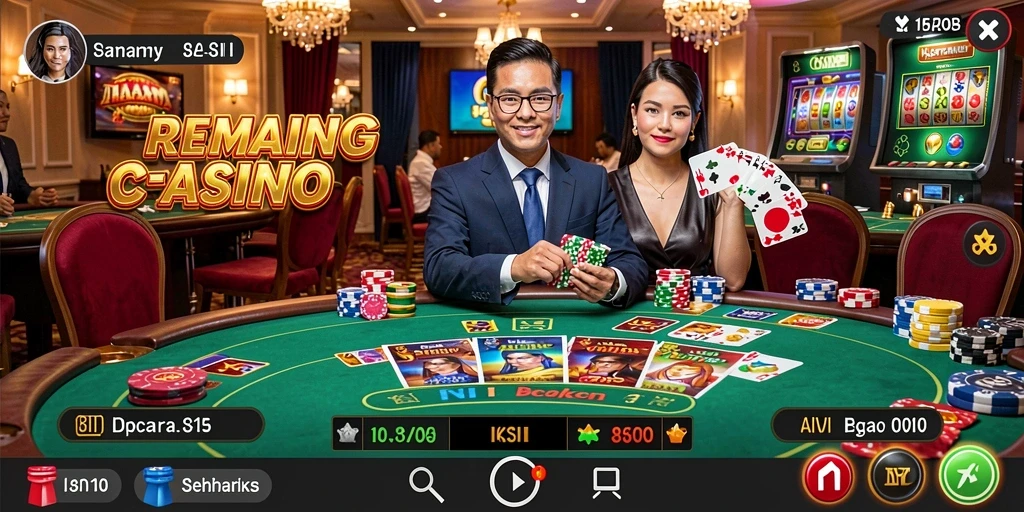 Tangkapan layar game Kasino 8II yang menunjukkan gameplay menarik.