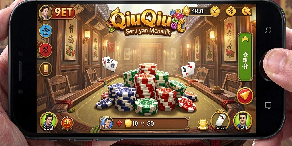 Screenshot gameplay seru QiuQiu di 9ET.