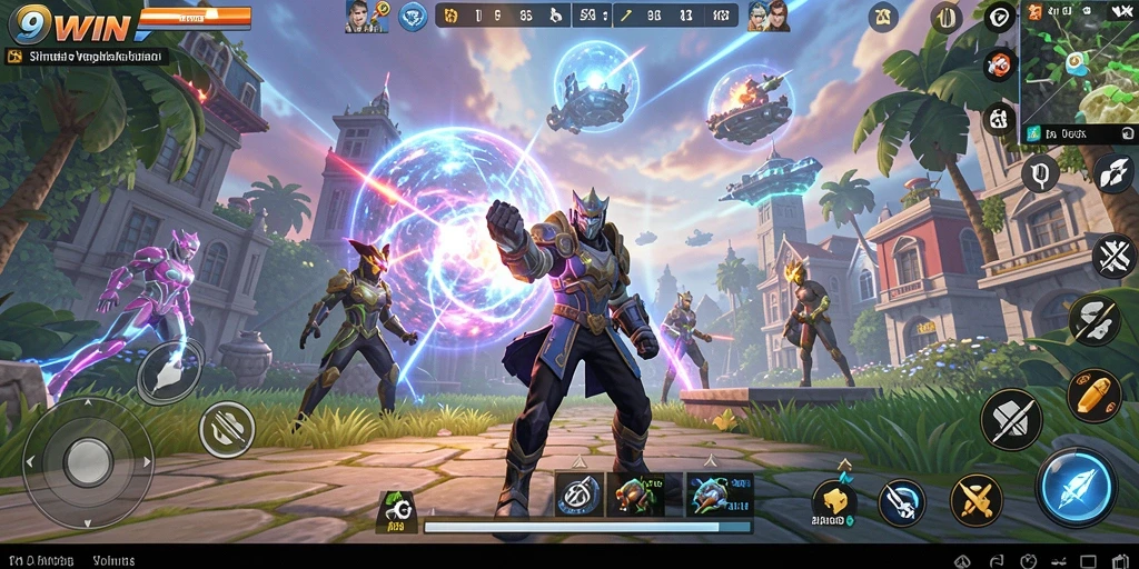 Screenshot gameplay 9WIN menampilkan simulasi interaktif yang mendalam.