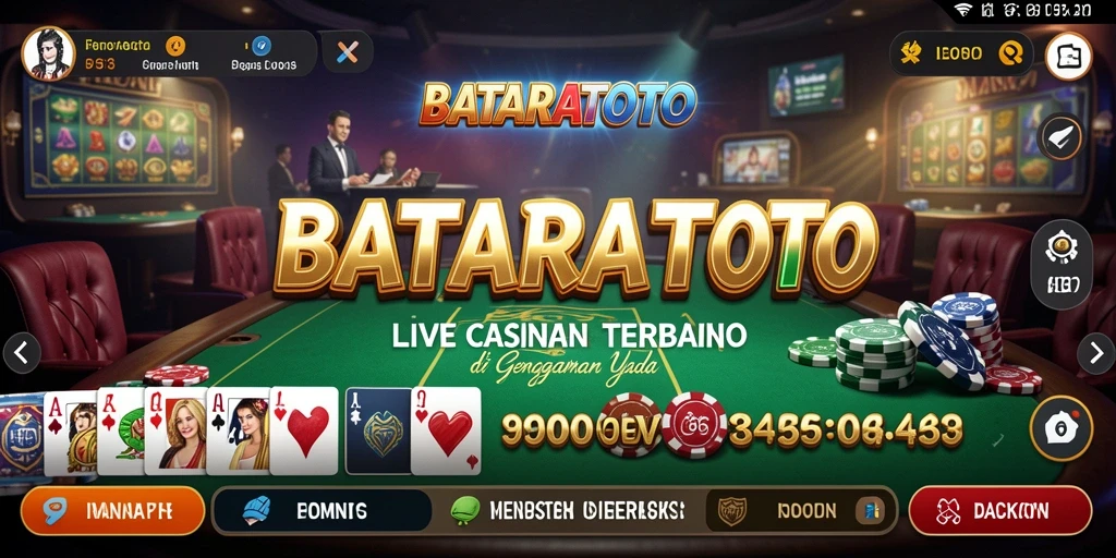Tampilan gameplay menarik dari BATARATOTO dengan dealer profesional.