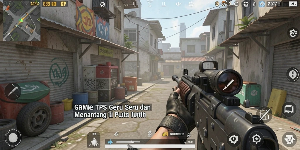 Screenshot GOWIN789 menunjukkan aksi mendebarkan dalam pertempuran TPS.