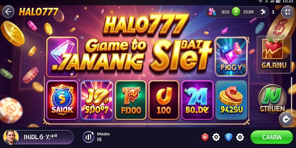 Tampilan menarik dari permainan Slot HALO777 dengan berbagai tema.