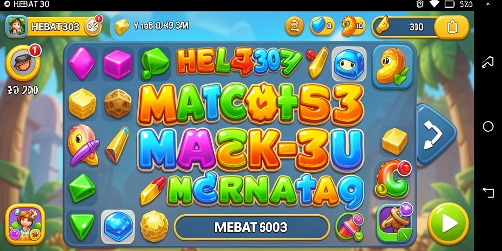 Tangkapan layar HEBAT303 dengan gameplay mencocokkan yang seru.