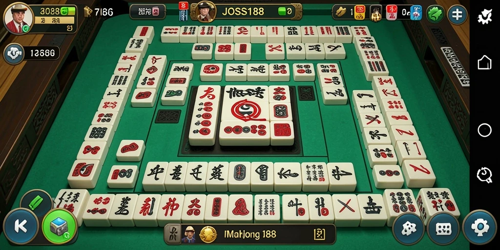 Tampilan gameplay menarik dari JOSS188 dengan banyak tantangan Mahjong.