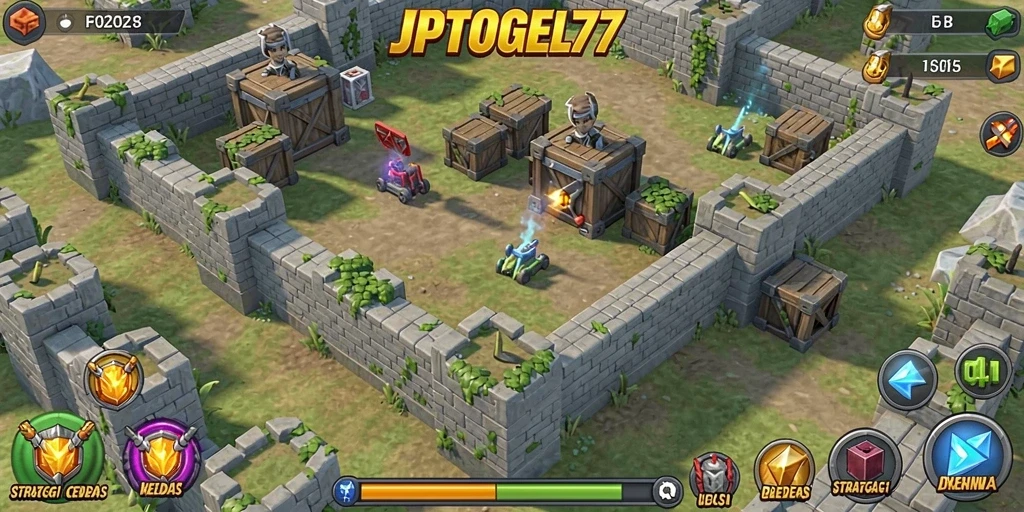 Gameplay seru dan strategis di JPTOGEL77 dengan menara pertahanan yang beragam.