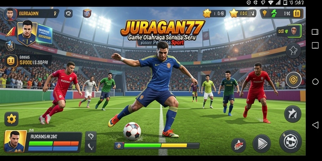 Screenshot gameplay <strong>JURAGAN77</strong> yang menampilkan pertandingan olahraga seru.