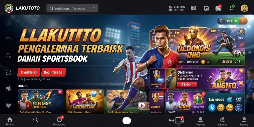 Tampilan utama gameplay LAKUTOTO dengan fitur taruhan menarik.