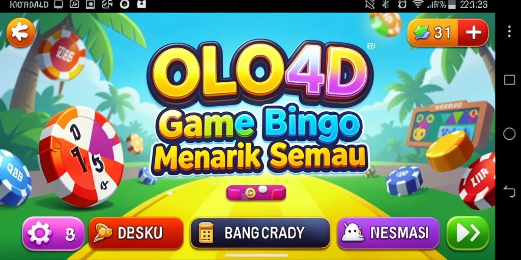 Tampilan menarik dari OLLO4D dengan gameplay Bingo yang mengasyikkan.