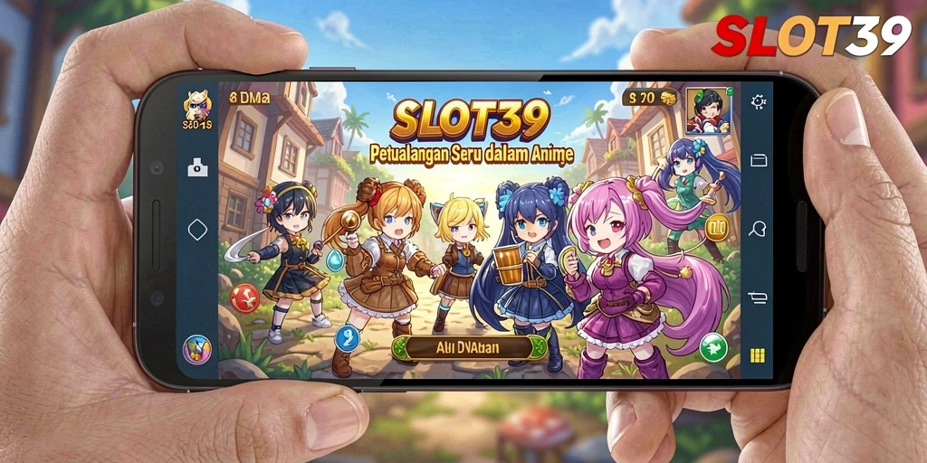 Screenshot menampilkan gameplay seru dan karakter anime yang menarik.