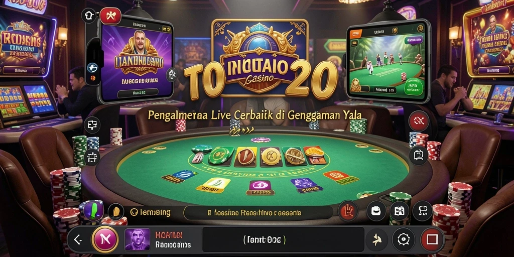 Tampilan gameplay TOTO20 yang mendebarkan di Live Casino.