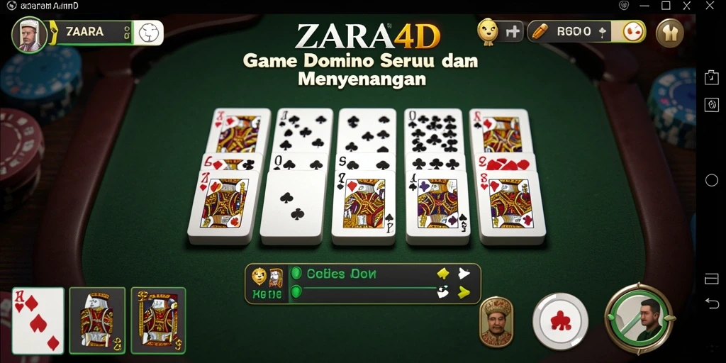 Tampilan gameplay ZARA4D yang seru dan menantang.