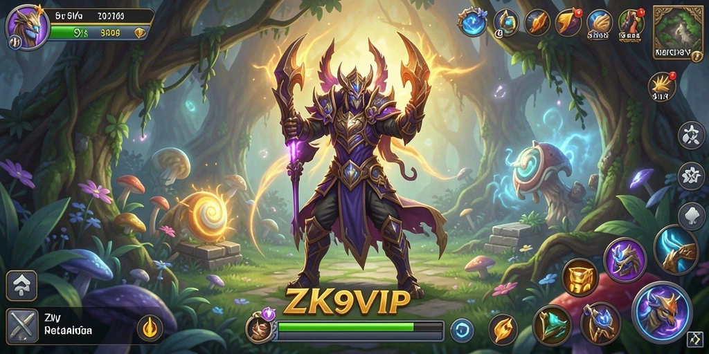 Tampilan gameplay epik dalam dunia petualangan ZK9VIP.