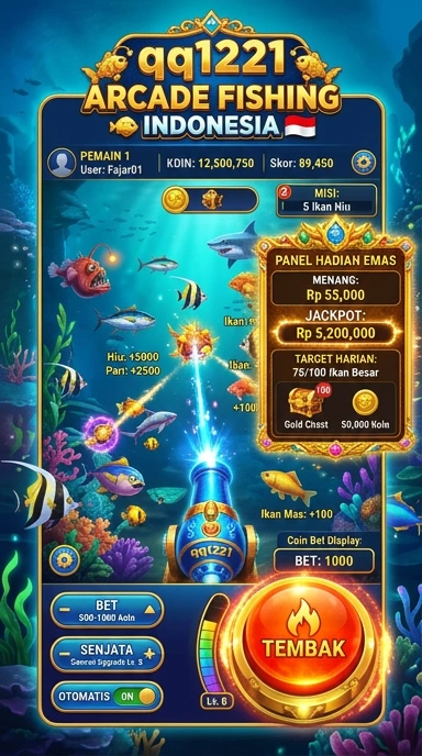 Tampilan antarmuka pengguna aplikasi qq1221 yang menarik dan intuitif.
